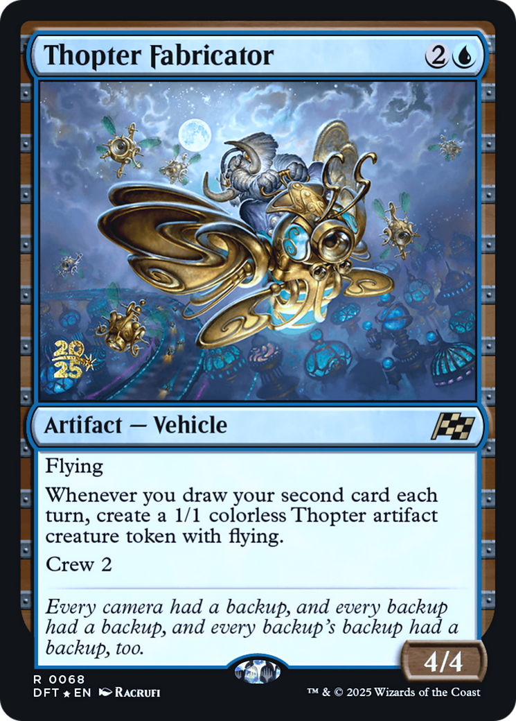 Thopter Fabricator (-068) [Prerelease Cards]  Foil