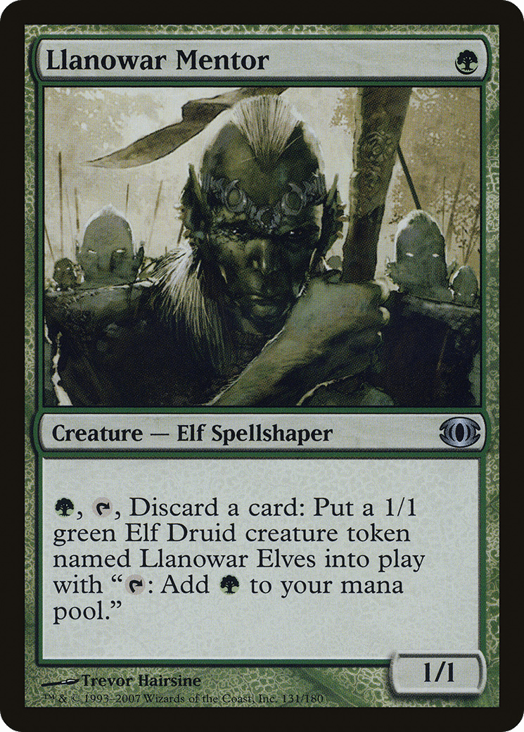 Llanowar Mentor [Future Sight] Foil