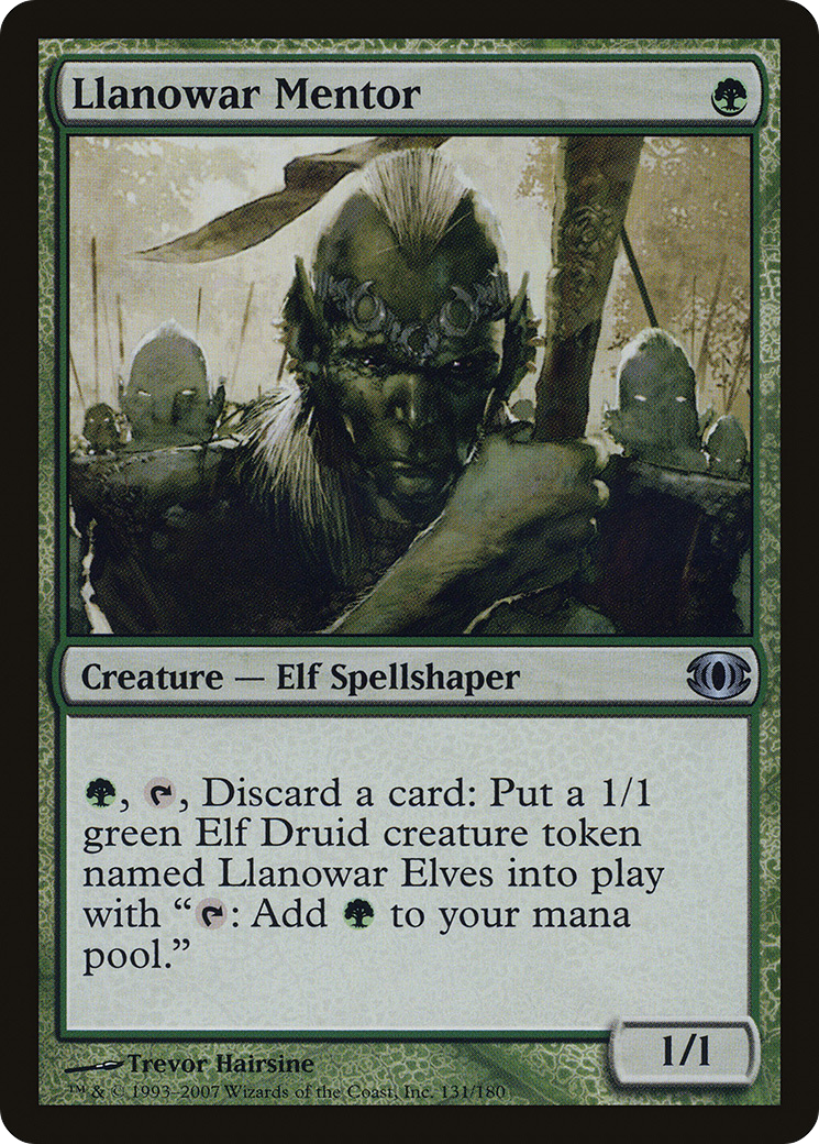 Llanowar Mentor [Future Sight] Foil