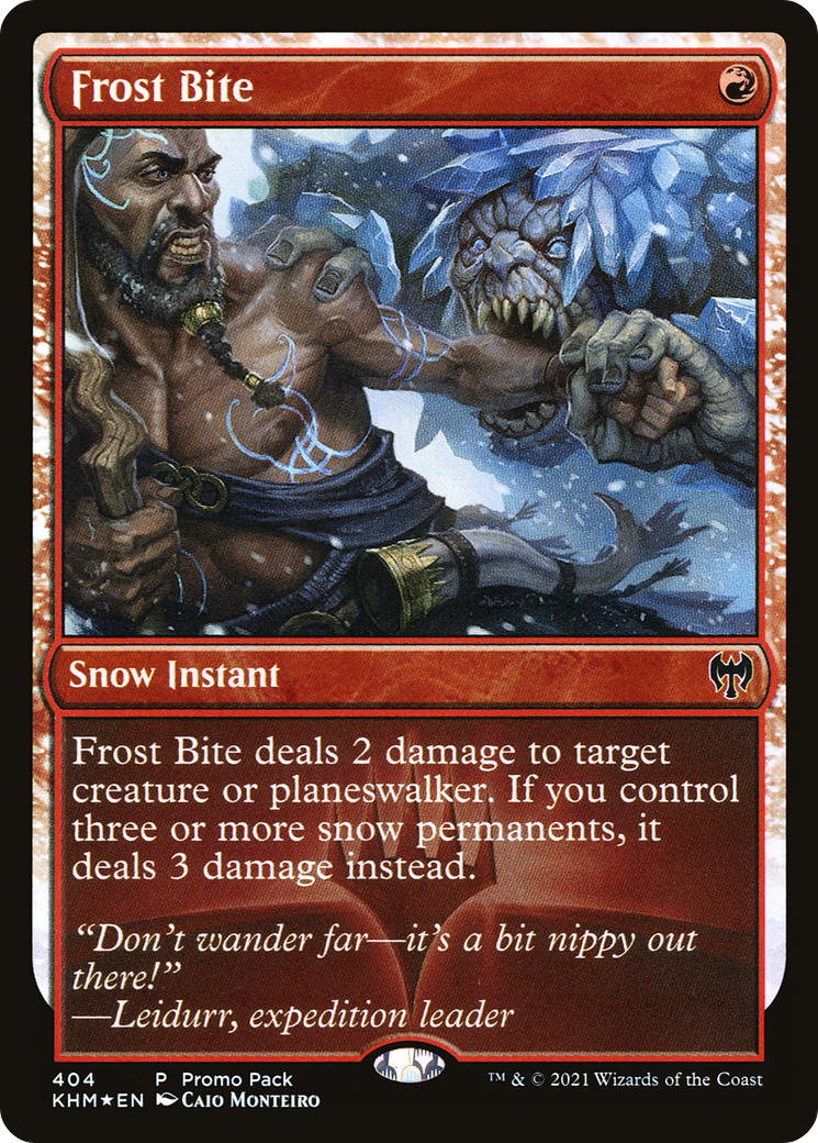 Frost Bite (Promo Pack) [Kaldheim Promos] Foil
