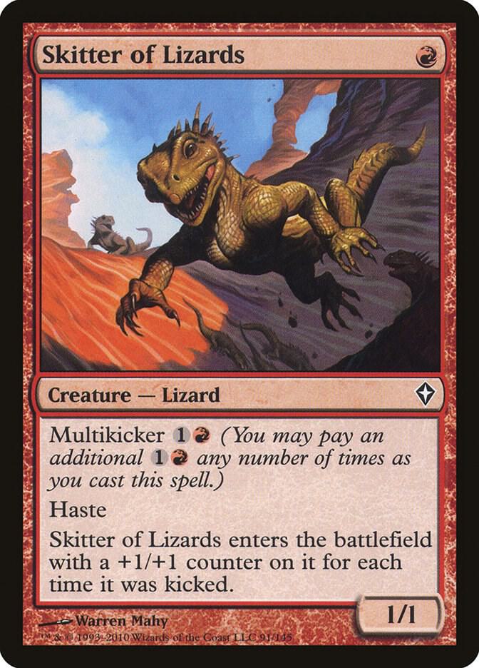 Skitter of Lizards 91/145 (Worldwake) 