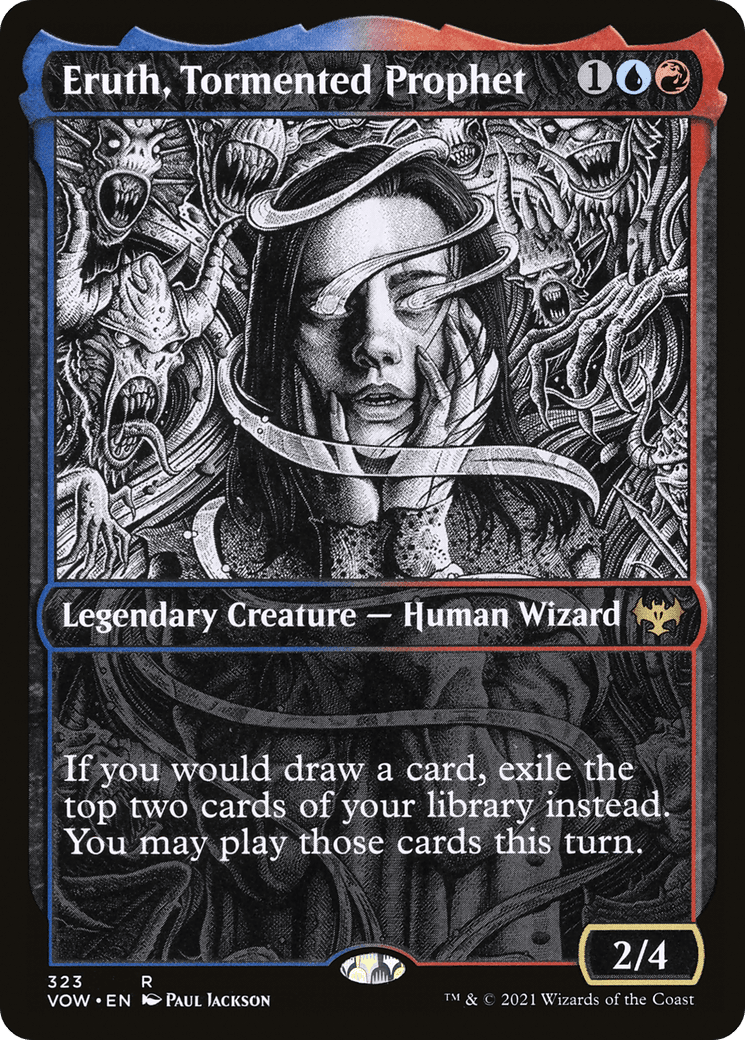 Eruth, Tormented Prophet (Showcase Eternal Night) [Innistrad: Crimson Vow] Foil