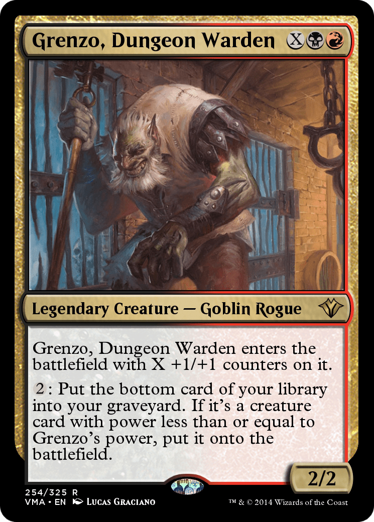 Grenzo, Dungeon Warden (VMA-254) - Vintage Masters
