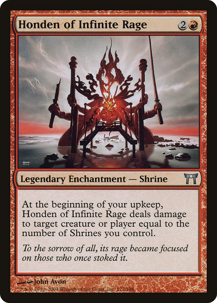 Honden of Infinite Rage [Champions of Kamigawa] Foil