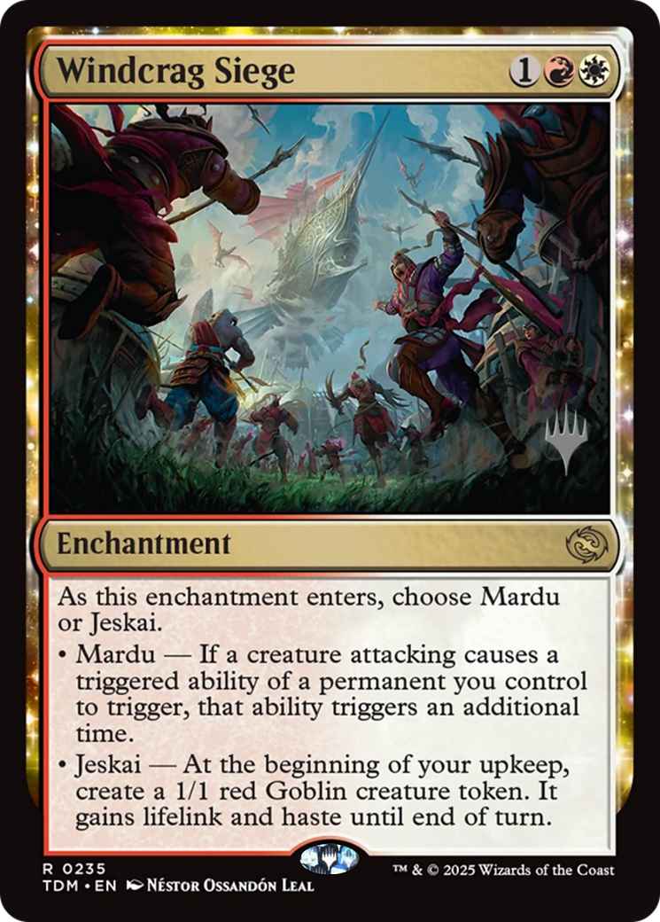 Windcrag Siege (235) [Promo Pack: Tarkir: Dragonstorm]