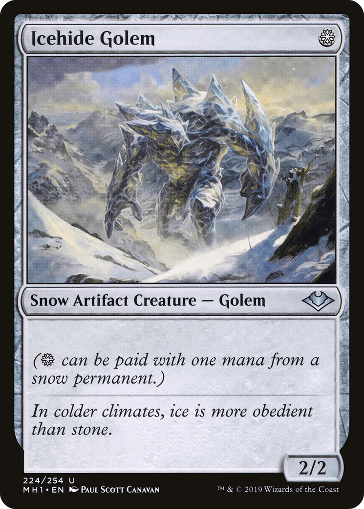 Icehide Golem [Modern Horizons] Foil