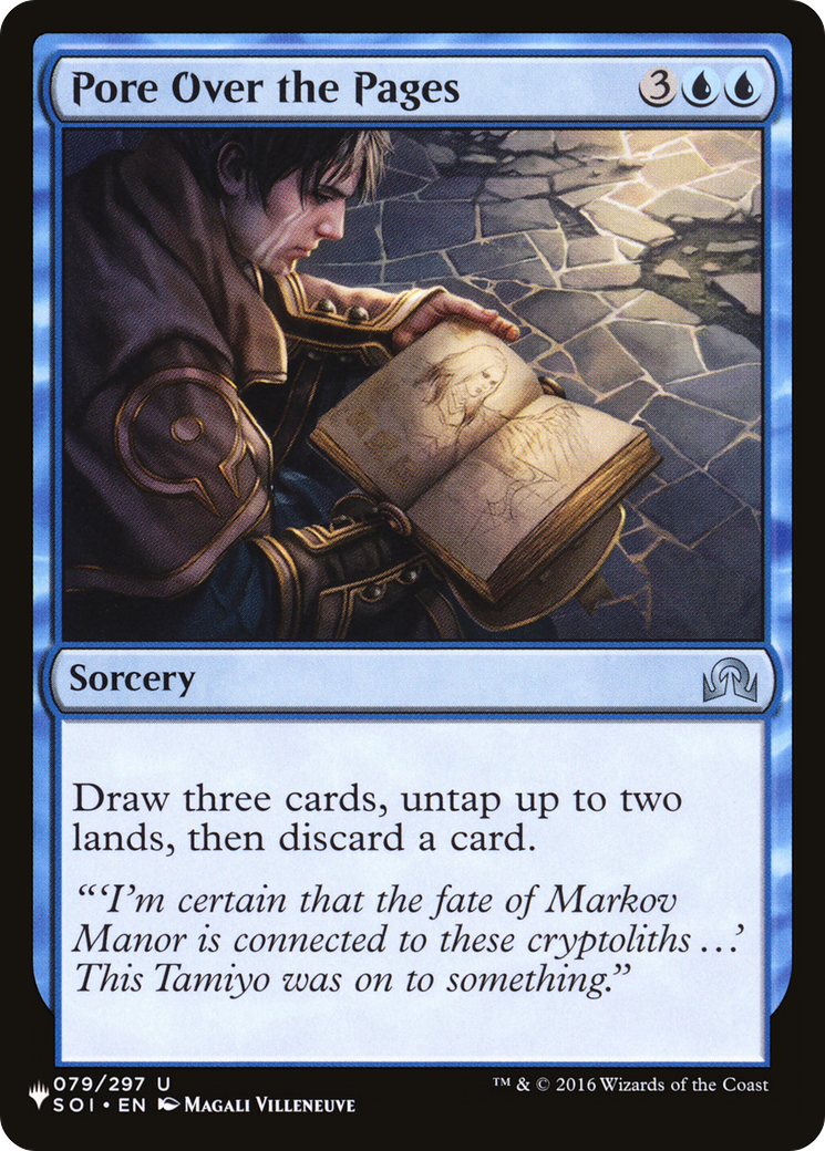 Pore Over the Pages |  (SOI-79) [The List]