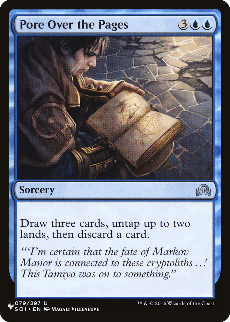 Pore Over the Pages |  (SOI-79) [The List]
