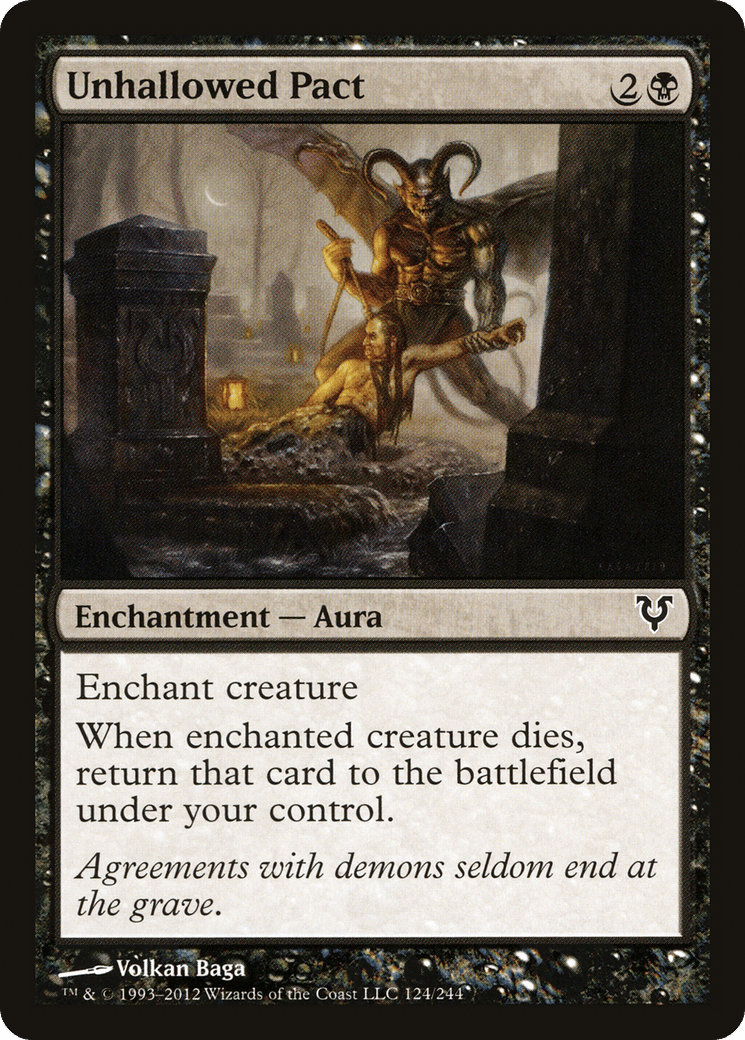 Unhallowed Pact [Avacyn Restored] Foil