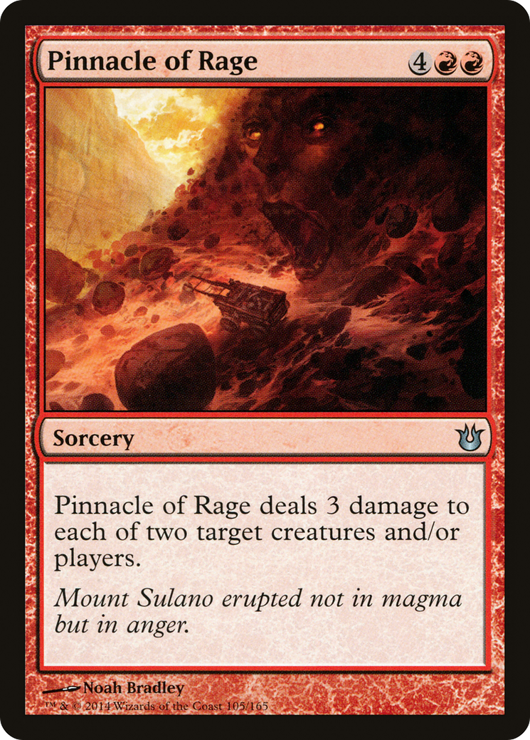 Pinnacle of Rage [Born of the Gods] Foil