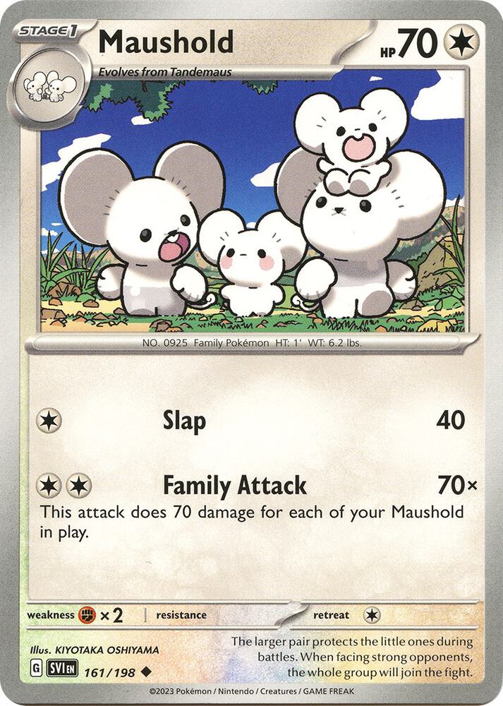 Maushold 161/198 (SV01: Scarlet & Violet Base Set) 