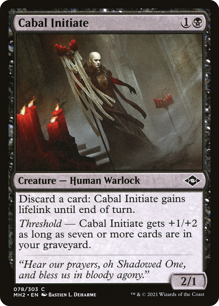 Cabal Initiate [Modern Horizons 2] Foil