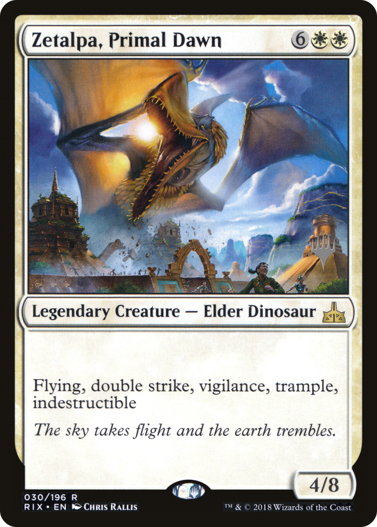 Zetalpa, Primal Dawn (Promo Pack) [Rivals of Ixalan Promos] Foil