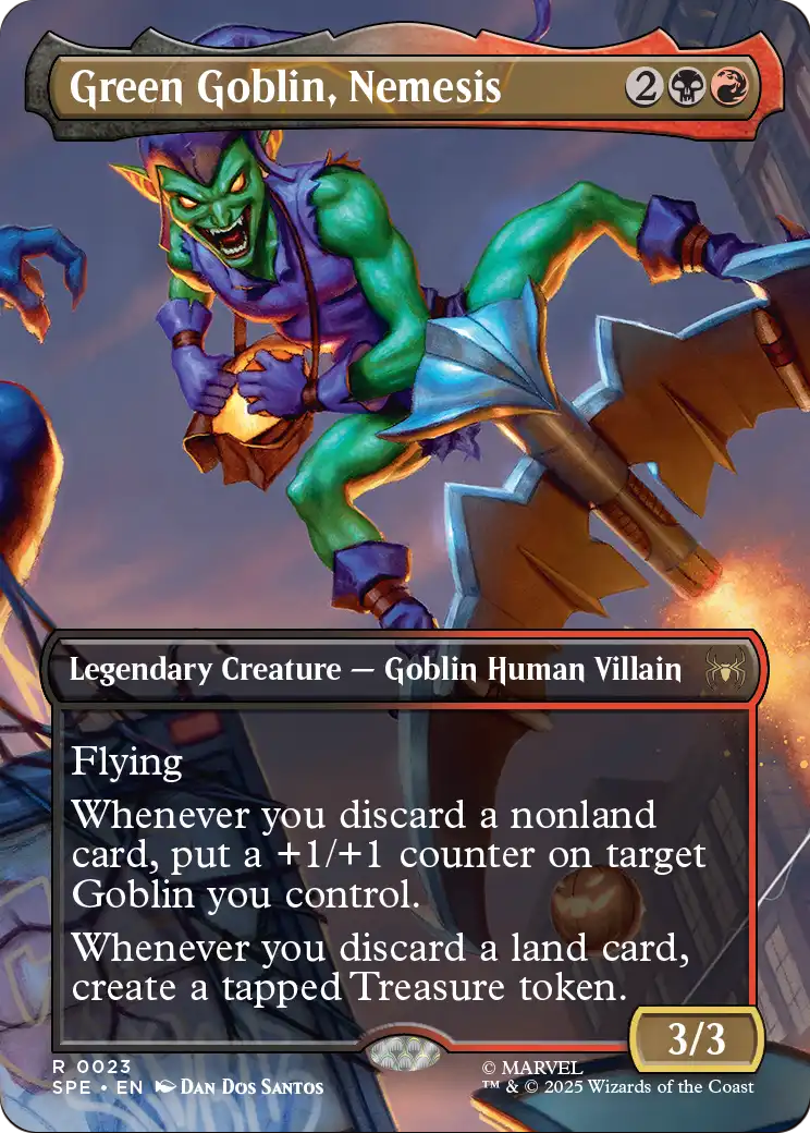 Green Goblin, Nemesis (Borderless) (023) [Marvel's Spider-Man: Eternal-Legal]