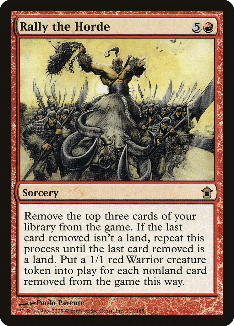 Rally the Horde [Saviors of Kamigawa] Foil