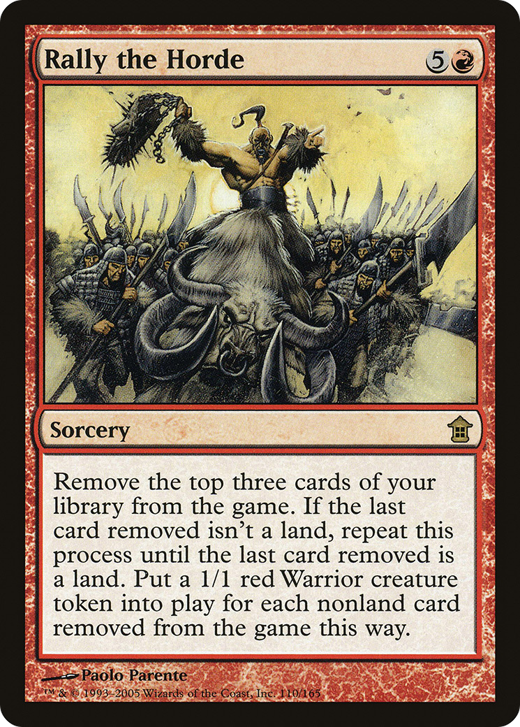 Rally the Horde [Saviors of Kamigawa] Foil
