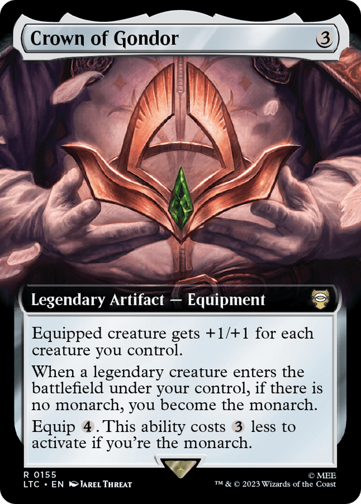 Crown of Gondor (Extended Art) [The Lord of the Rings: Tales of Middle-Earth Commander] Foil