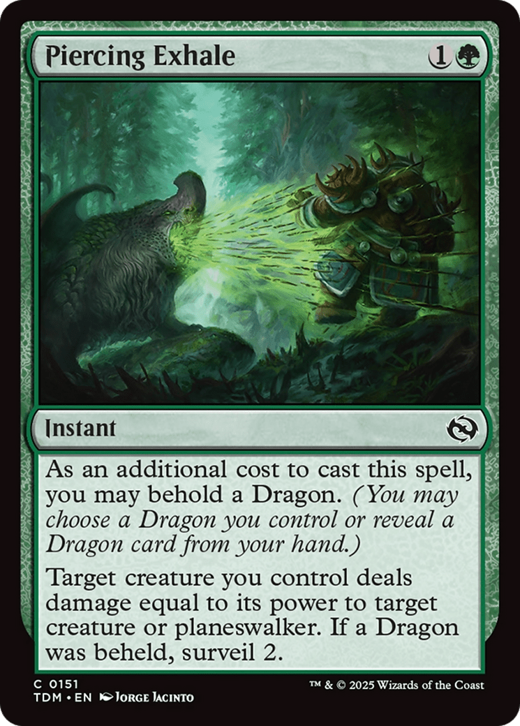 Piercing Exhale (151) [Tarkir: Dragonstorm]