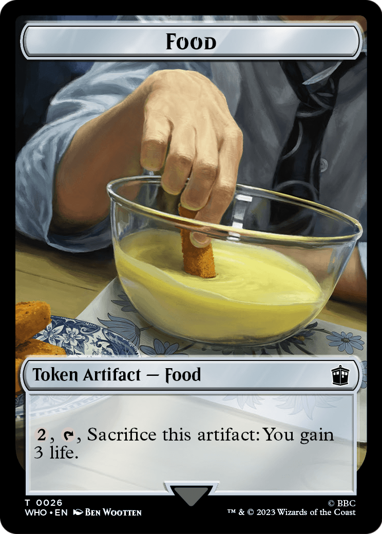 Food (TWHO-026) - Doctor Who Tokens Foil