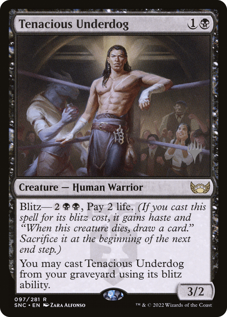 Tenacious Underdog (Promo Pack) [Streets of New Capenna Promos] Foil