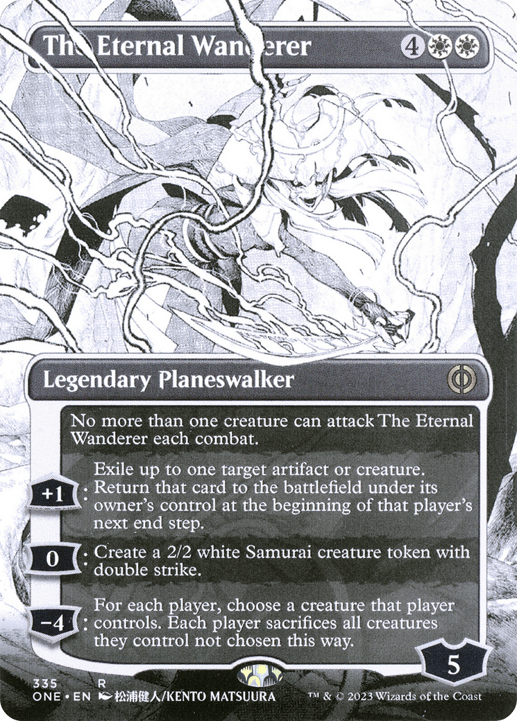 The Eternal Wanderer (Borderless Manga) [Phyrexia: All Will Be One] Foil