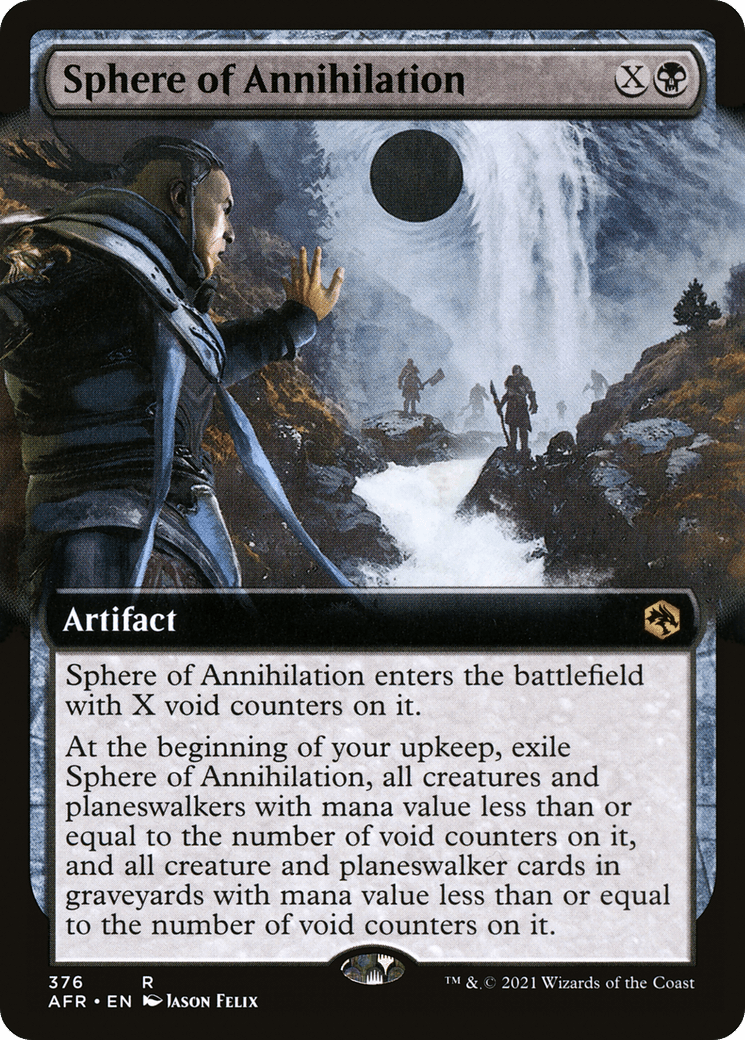 Sphere of Annihilation (Extended Art) [Dungeons & Dragons: Adventures in the Forgotten Realms] Foil