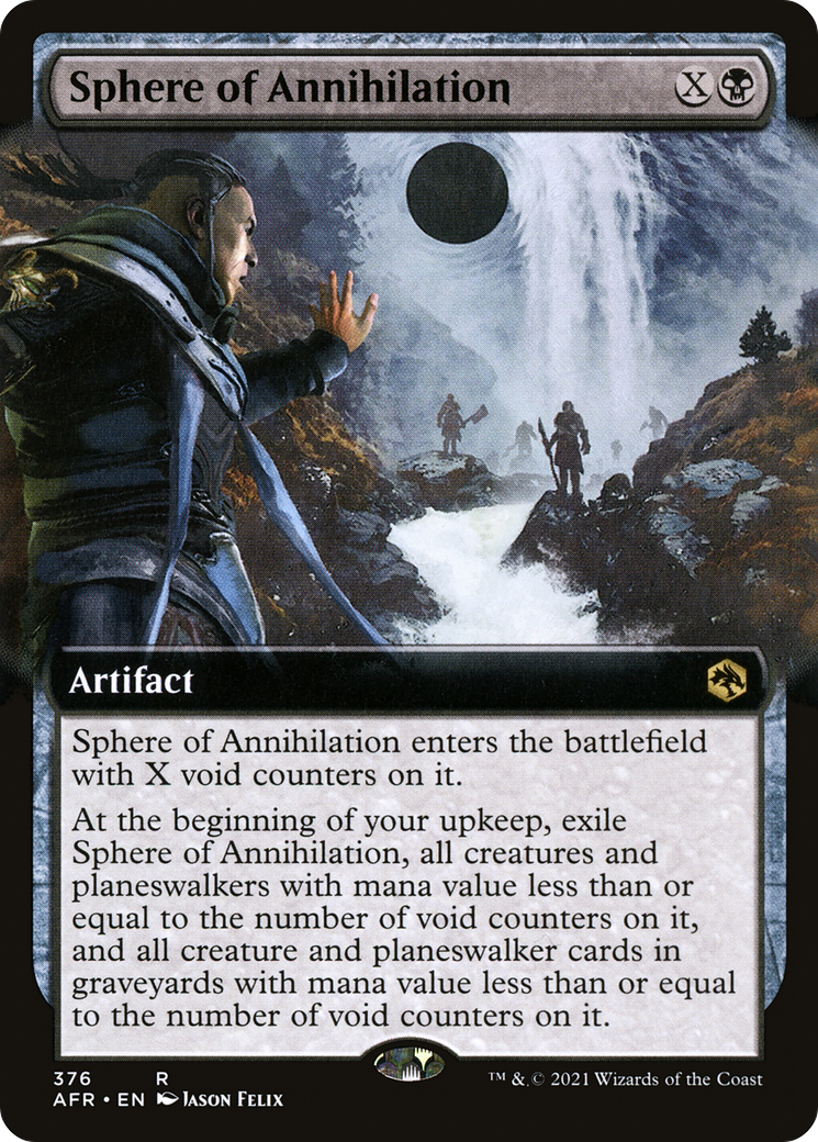 Sphere of Annihilation (Extended Art) [Dungeons & Dragons: Adventures in the Forgotten Realms] Foil