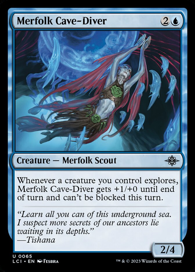 Merfolk Cave-Diver 65/291 (The Lost Caverns of Ixalan) 