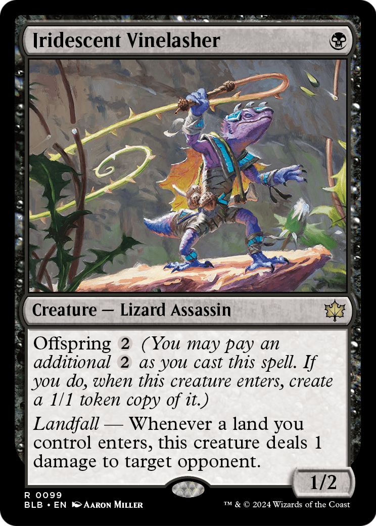 Iridescent Vinelasher [Bloomburrow] Foil