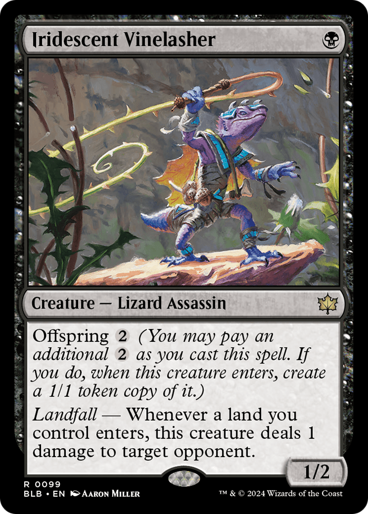 Iridescent Vinelasher [Bloomburrow] Foil