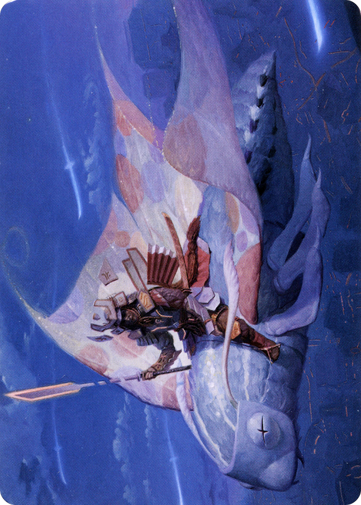 Sky-Blessed Samurai // Sky-Blessed Samurai (ANEO-019) - Neon Dynasty Art Series (Borderless) Foil
