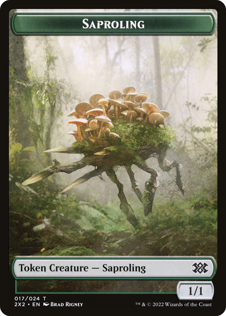 Saproling (T2X2-017) - Double Masters 2022 Tokens Foil