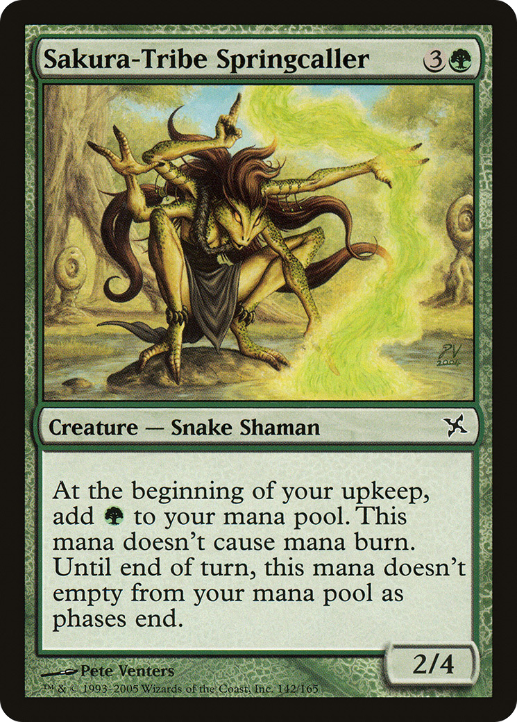 Sakura-Tribe Springcaller [Betrayers of Kamigawa] Foil