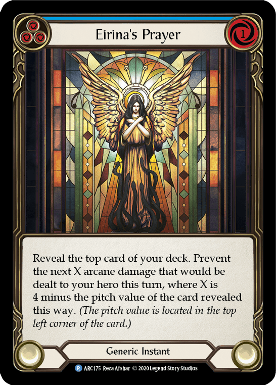 Eirina's Prayer (Blue) [U-ARC175] (Arcane Rising Unlimited)  Unlimited Normal