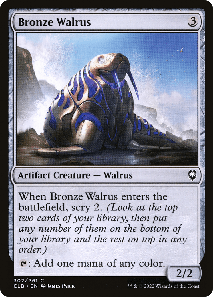 Bronze Walrus [Commander Legends: Battle for Baldur's Gate] Foil