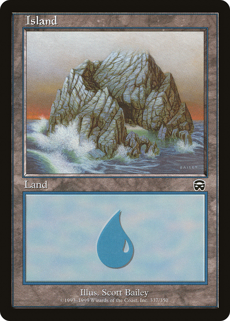 Island (337) [Mercadian Masques] Foil