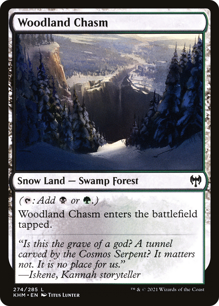 Woodland Chasm [Kaldheim] Foil