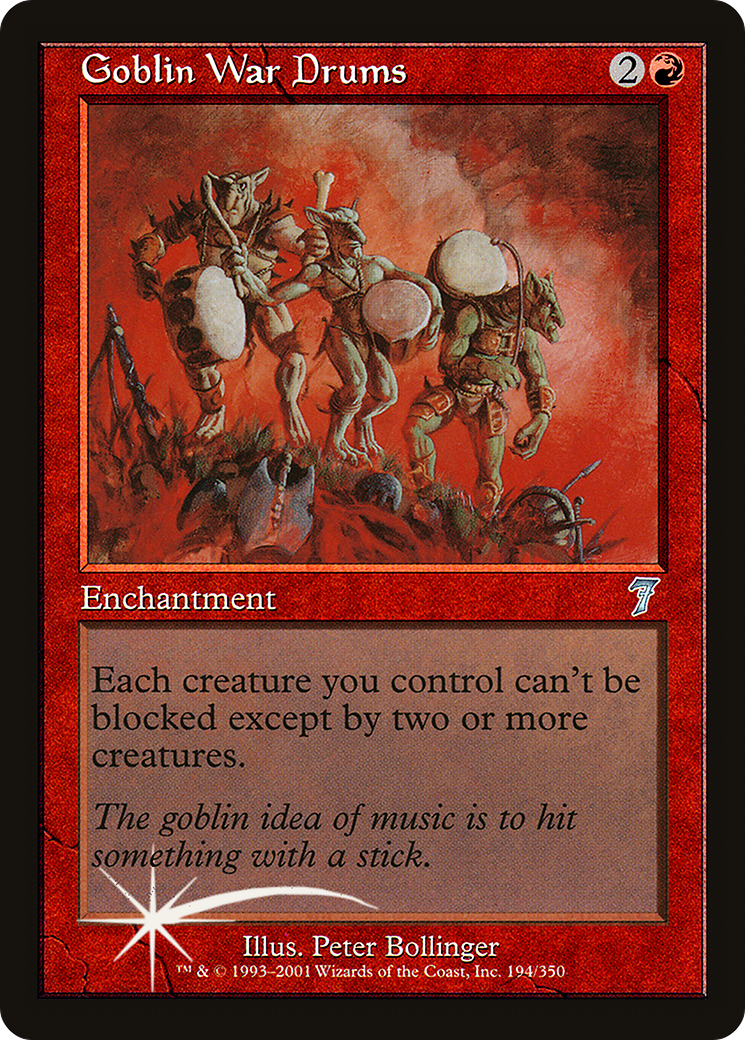 Goblin War Drums [Seventh Edition] Foil