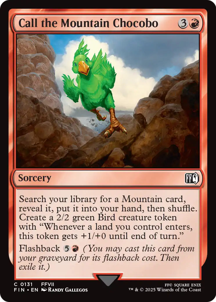 Call the Mountain Chocobo (131) [FINAL FANTASY]  Foil