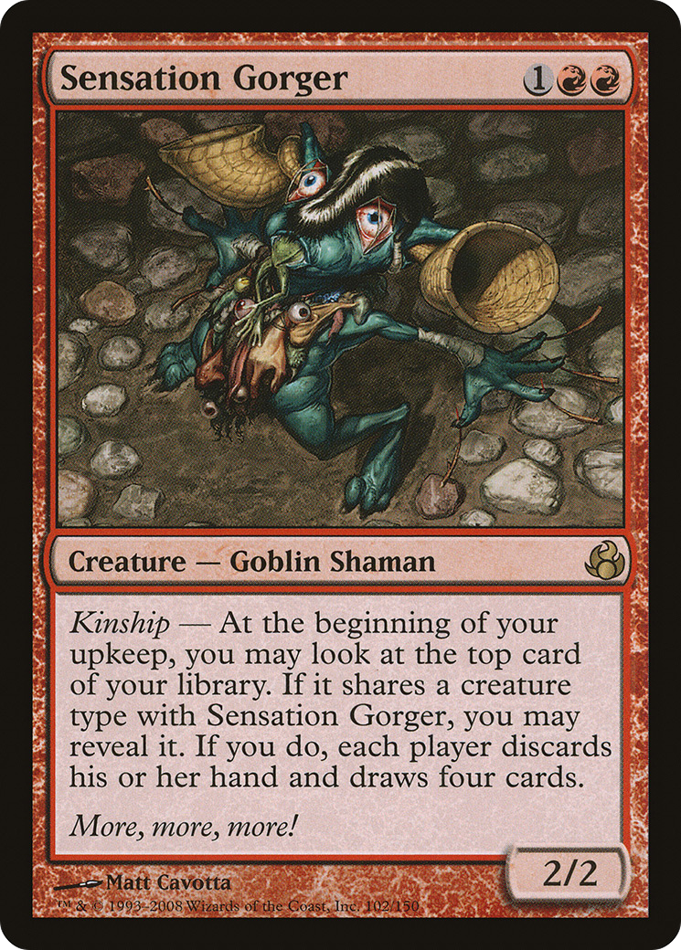 Sensation Gorger [Morningtide] Foil