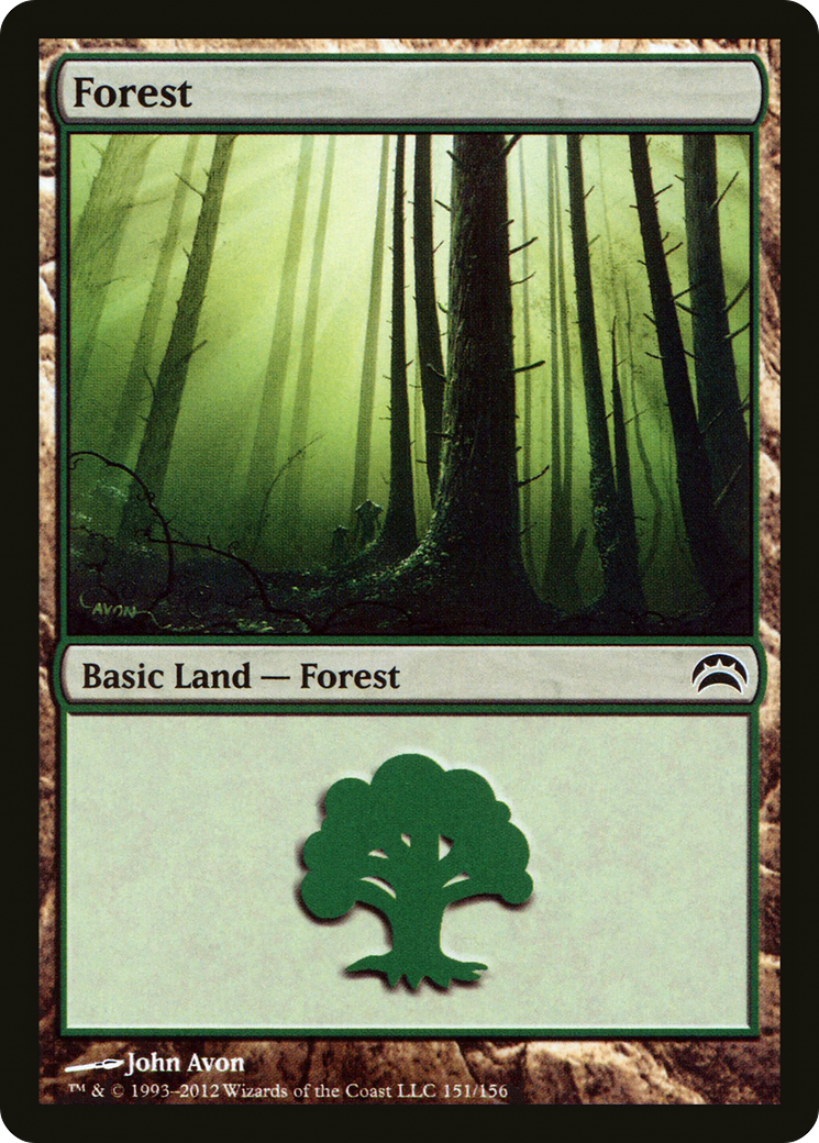 Forest (151) [Planechase 2012]  Foil