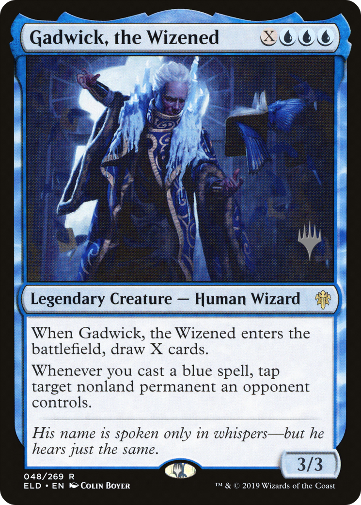 Gadwick, the Wizened (Promo Pack) [Throne of Eldraine Promos] Foil