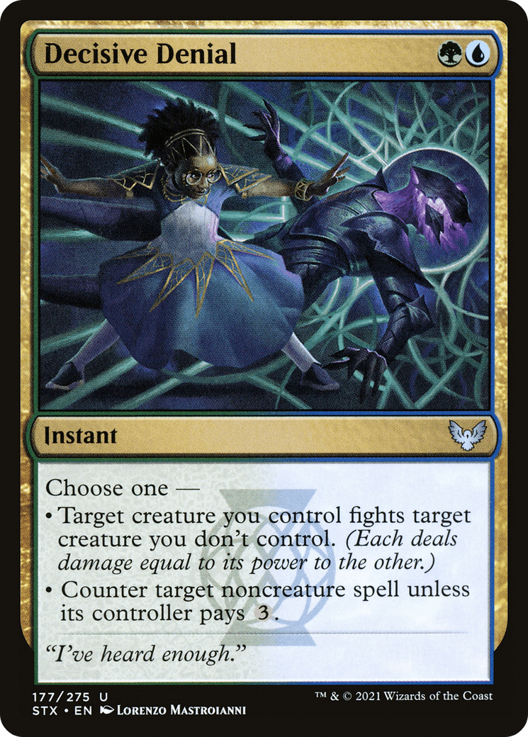 Decisive Denial [Strixhaven: School of Mages] Foil
