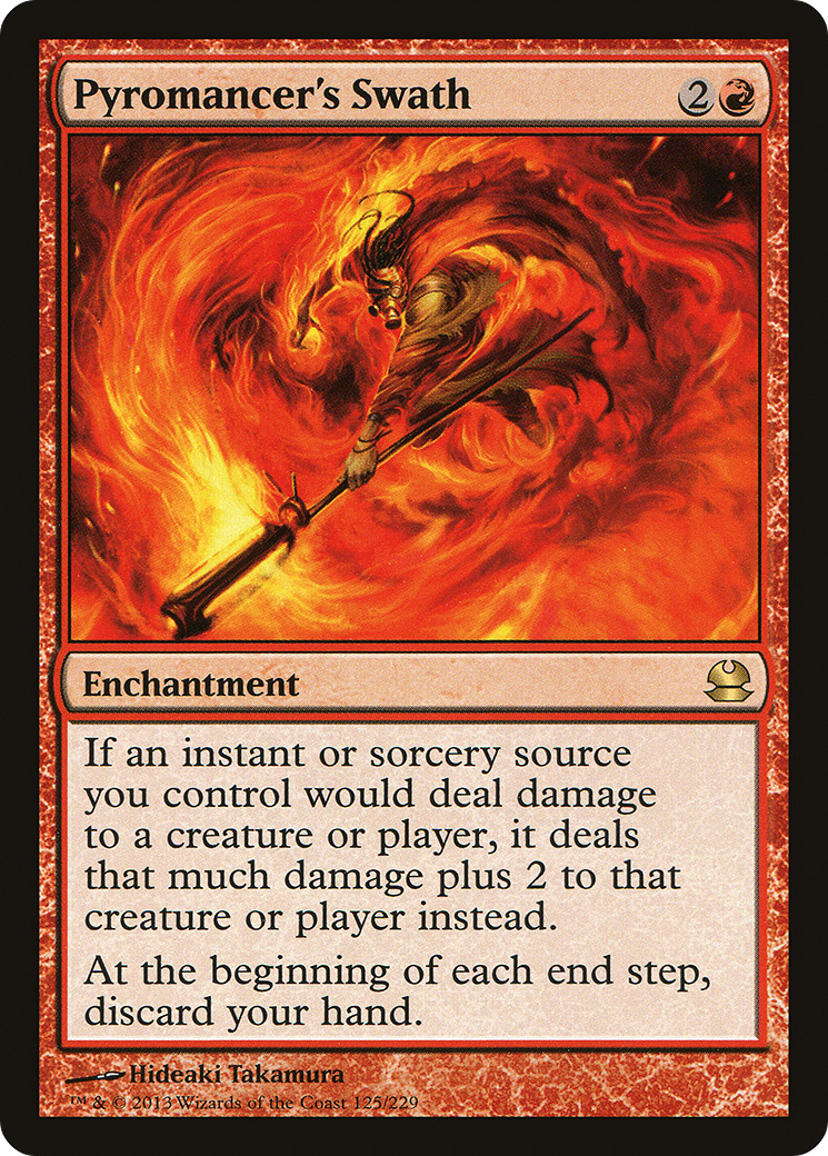 Pyromancer's Swath [Modern Masters] Foil