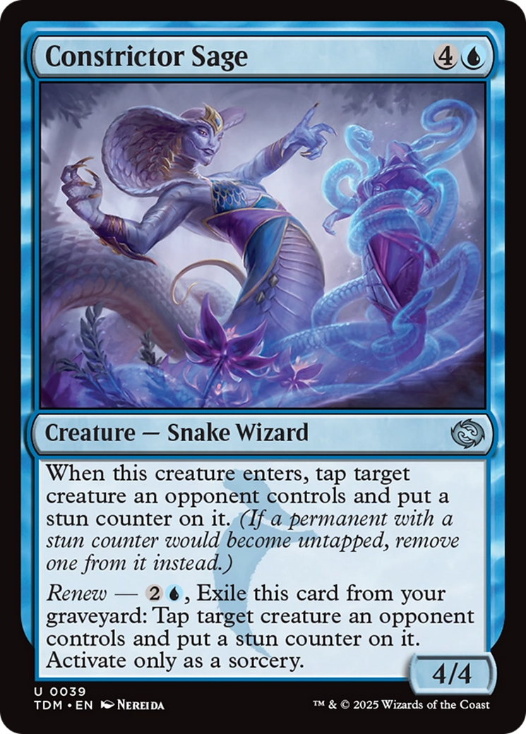 Constrictor Sage (039) [Tarkir: Dragonstorm]  Foil