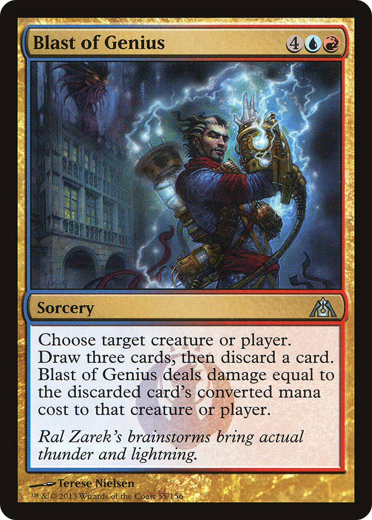 Blast of Genius [Dragon's Maze] Foil