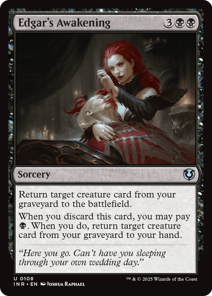 Edgar's Awakening (-108) [Innistrad Remastered]  Foil