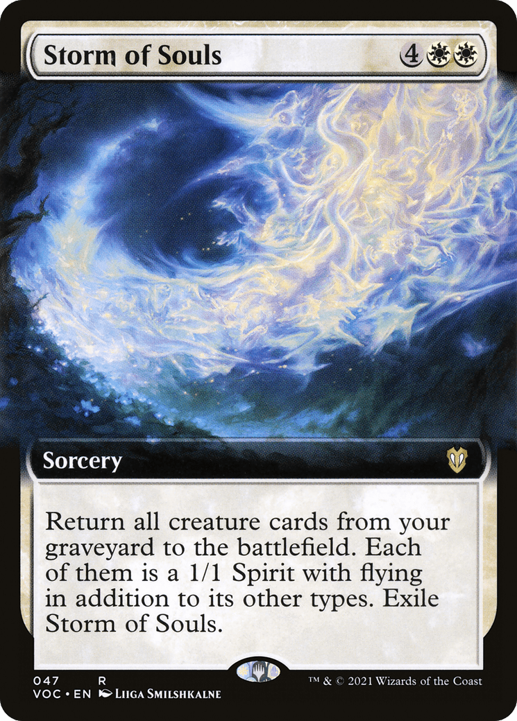 Storm of Souls (Extended Art) [Innistrad: Crimson Vow Commander]