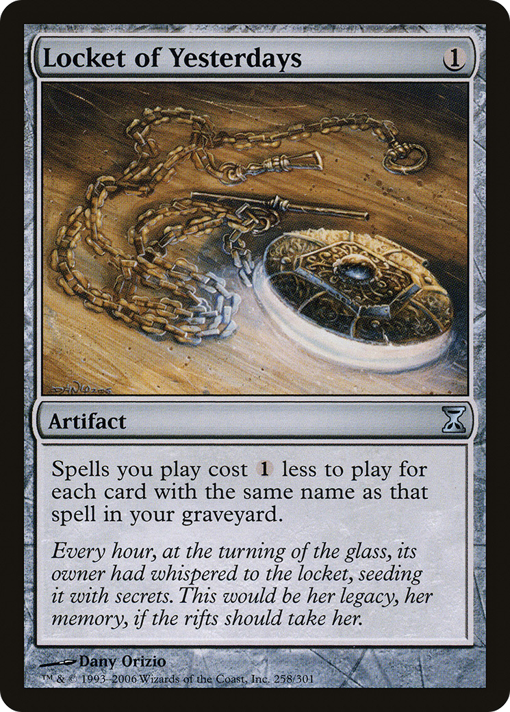 Locket of Yesterdays [Time Spiral] Foil