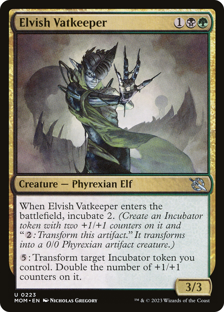 Elvish Vatkeeper [March of the Machine] Foil